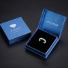 JFASHOP Spinner Ringe für Angst 925 Sterling Silber Baseball Spinner