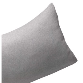 billerbeck Sinus Replacement Pillow Cover for Side Sleeper Pillow Anthracite, 30 x 130 cm, Grey