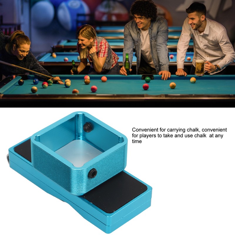 Multifunction Magnetic Chalk Clip Chalk Holder Portable Billiard Pool Cue