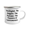 Brilliant Oncologist 12oz Camper Mug, Oncologist. The Kingpin. The, Fancy