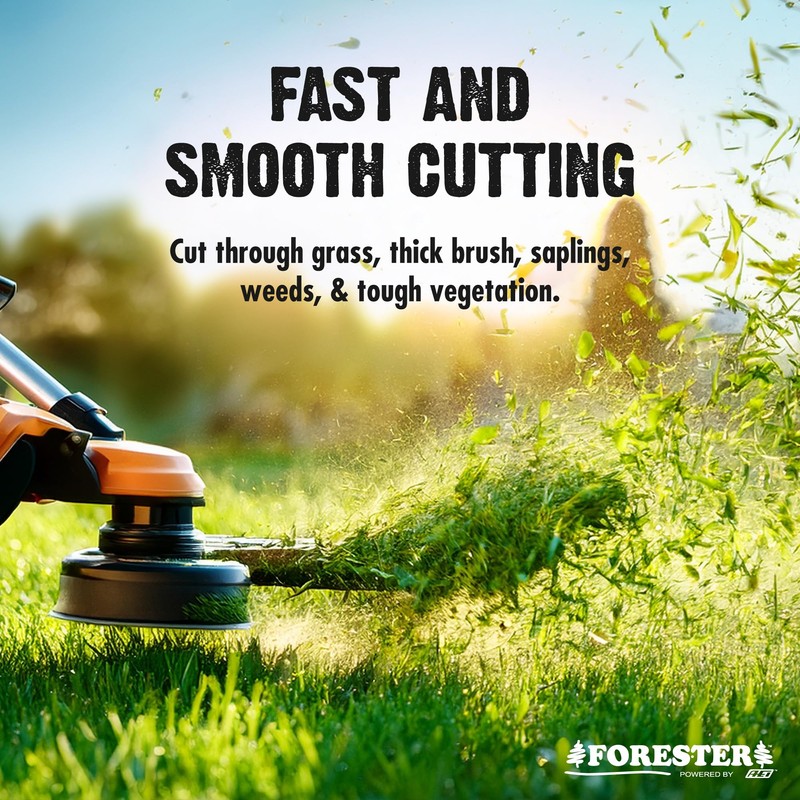 FORESTER Carbide Tip Brush Cutter Blade - 8in x 32