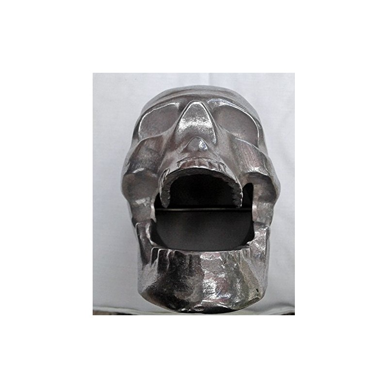 Unpolished Skull Exhaust Tip - 4", 3.5", 3", 2.5", 2.25"