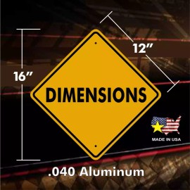 Sign Lizard Dangerous Gases - Fart Warning Sign - Fun Gag Gift - Dorm & Boys Room Decor -Fun