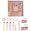 Kit De Maquillaje Completo De 8 Piezas Para Mujer, Set