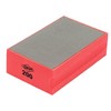 QEP 10048 200 Fine Grit Diamond Sanding Block, 200-Grit, Red