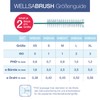 wellsamed wellsabrush Interdental Brush Starter Kit Set: Holder + 10