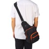 Polyester Multi Functional Fishing Tackle Crossbody Bag Outdoor Sports Hiking