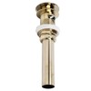 Pop Up Basin Drain Copper G1/4 Brushed Gold Corrosion Resistant