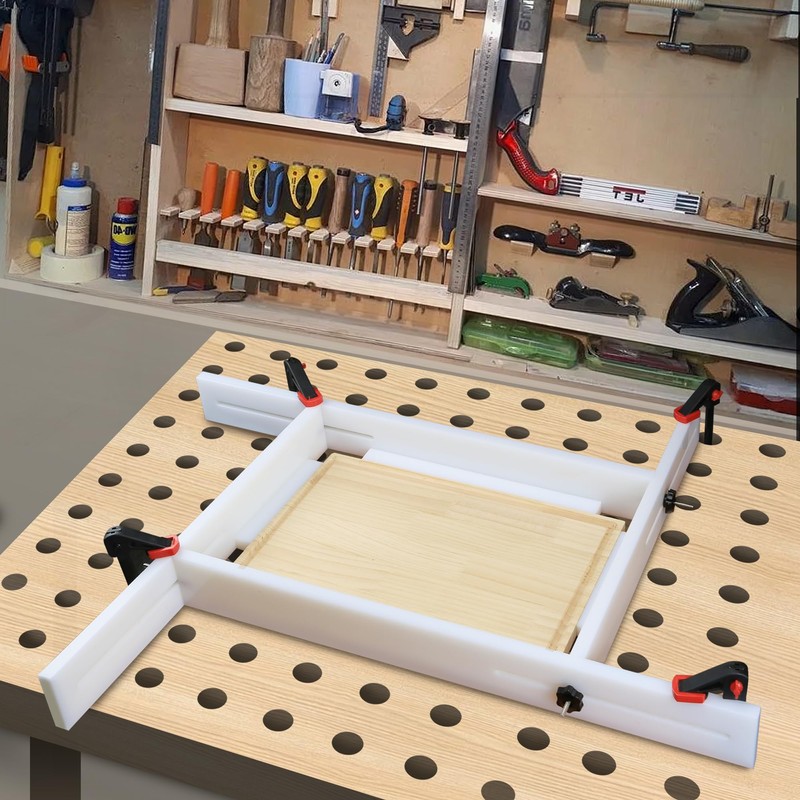 Adjustable Juice Groove Jig, Router Template Guide & Frame System