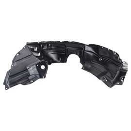 TRQ Front Left Inner Fender Liner Black Drivers Side Compatible with 2011-2013 Toyota Highlander TO1248173