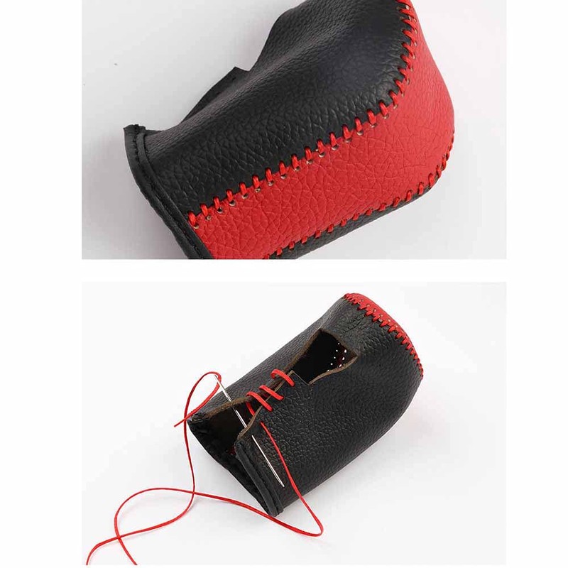 Rifoda for Civic Leather Gear Shift Knob Cover Fit for