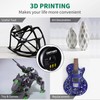 GIANTARM PETG Filament 1.75, Clear Transparent PETG Filament 1.75mm 1kg(2.2lb),