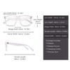 GLINDAR Blue Light Blocking Glasses for Women Men Oversized Square
