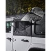 JOYTUTUS Rear Wrangler Side Window Sun Shade Rain Cover Camping