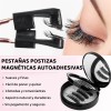 Pestañas Postizas Magnéticas Kit Con Clip 4 Pares