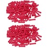 Insulated Straight Butt Connectors Electrical Crimps Terminals Red 200pc
