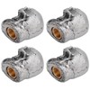 4PCS Tire Valve Cap Set Skull Style Dustproof Universal for