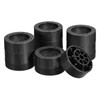 sourcing map Round Furniture Risers 4 Set, Height 2.36" Adjustable