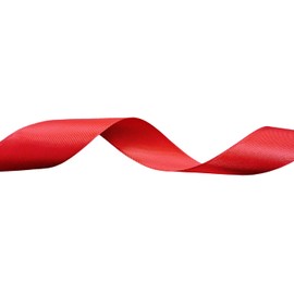 Abbaoww 50 Yards Solid Double Face Red Satin Ribbon 1 Inch Red Ribbon for Gift Wrapping Wedding Decoration Bows Making DIY Sewing Floral Crafts (Red)