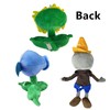 JHESAO 10 PCS Plants and Zombies Plush PVZ Plushies Zombies