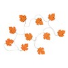 Northlight 10-Count Orange LED Fall Harvest Maple Leaf Fairy Lights,