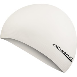 Aqua Speed Swimming Cap Waterproof Swimming Cap for Men and Women Swimming Cap Green Swimming Cap White 05 Soft Latex