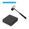 PATIKIL Rubber Bench Block 4"x4"x0.8", 4 Pack Square Stamping Base