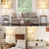 Table Lamps Set of 2,Adjustable Height Bedside Lamp,Gold Tall Lamp