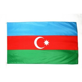 AZ FLAG Azerbaijan Flag 3' x 5' - Azerbaijani Flags 90 x 150 cm - Banner 3x5 ft Light Polyester