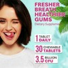 Dental Probiotic Chewable Mint Tablets for Fresh Breath