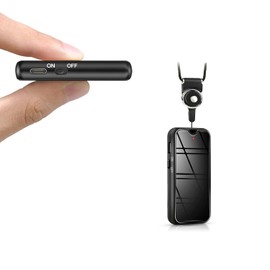 QZTCAMERA Voice Recorder, Ultra Compact, IC Recorder, Recording Machine, Ultra Lightweight, 1536 kbps, 4550 H Recording, Automatic Voice Detection, One-Touch Recording, OTG Function, Compact, Noise