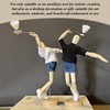 COACOM 2 Pieces Wooden Man, Creative Mannequin, Flexible Joints, Reusable,