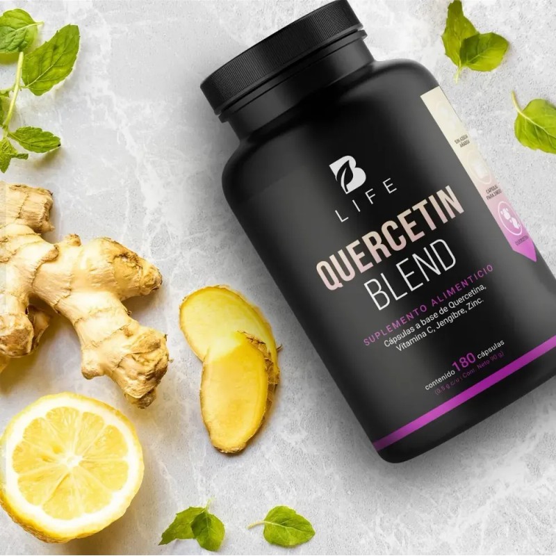 Quercetina D 180 Cáps Con Vitamina C Quercetin Blend B