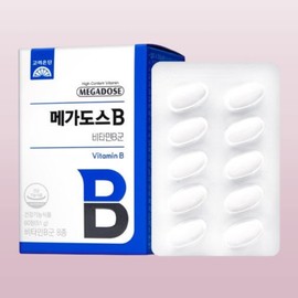 Goryeo Eundan Megados B Megados B Vitamin B 60 tablets 3 boxes 6 months supply Yoo Jae-seok Vitamin / 고려은단 메가도스B 매가도스B 비타민B 60정 3박스 6개월분 유재석비타민