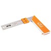 Bahco 9048-250 Aluminium Block and Steel Try Square, Silver/Orange, 250