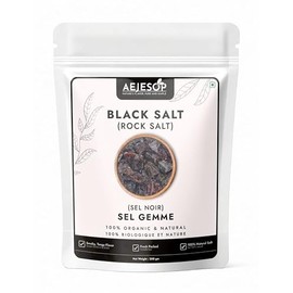 AEJESOP Himalayan Rock Salt, Black Salt (Kala Namak),7oz(200g)