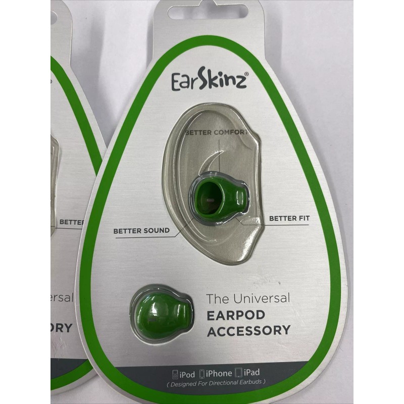 EarSkinz 2 pair EarSkinz Ear Covers (ES2) Designed for Apple