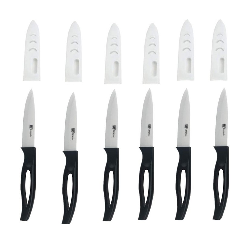 Kitchen Bar Ceramic Steak Knife Super Sharp Knifes 6pcs