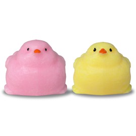Taba Squishy Chicken Shape Toys, Handmade Chick Squishy Toys, Anxiety Relief Sensory Fidget Toys，Stress Relief Toys Adults & Children's Anxiety Stress Relief Toys (2PACK)