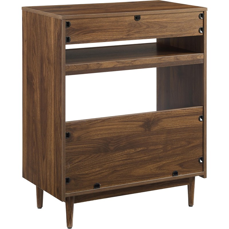 Crosley Furniture Liam Turntable Record Player Stand with Storage for