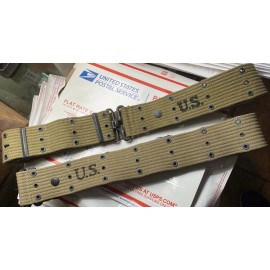 WW2 US Army Pistol Belt World War 2 ERA US MILITARY  WW2 US Army pistol Belt. Wo