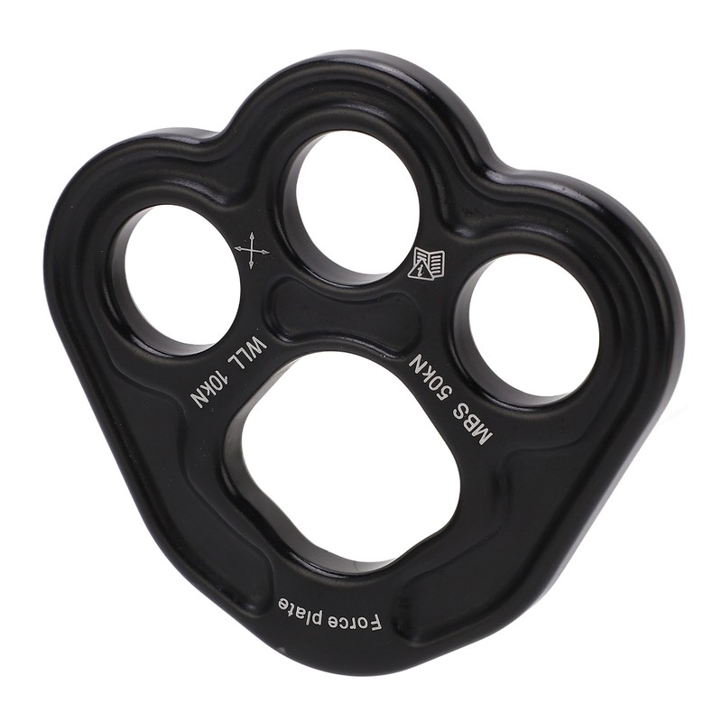 Rigging Plate 3 Holes Space Aluminum 50KN Weight Bearing Uniform