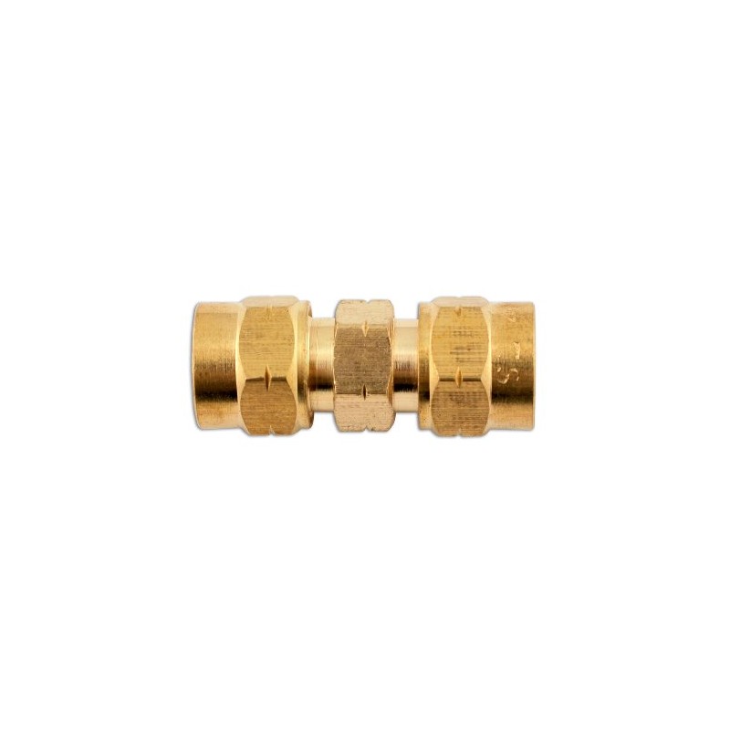 Connect 31156 9mm Brass Straight Coupling (Pack of 10)