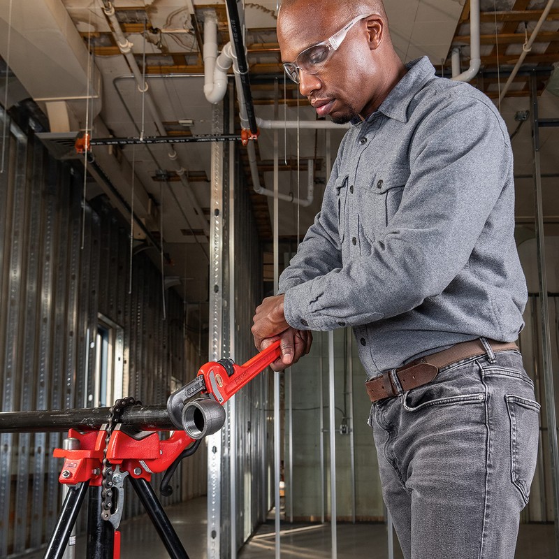 RIDGID 31020 Model 14 Heavy-Duty Straight Pipe Wrench, 14-inch Plumbing