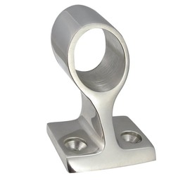 White Water Stainless Center Handrail Stanchions (6861S-S 60°, 7/8", Right Hand)