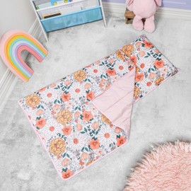 Morxy Toddler Nap Mat with Pillow & Blanket - Extra Large Portable Roll Up Nap Mats with Name Tag - Thick Kids Sleep Mat for Daycare, Preschool, Travel and Camping - for Age 3 and up