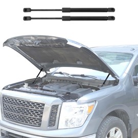Front Hood Lift Supports Shock Struts Fit for Nissan Titan 2017-2021, Car Front Hood Lift Supports Kit Assist Hydraulic Rod Gas Charged Strut Shock Lifting Bracket, Not fit for Titan XD version