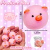 Taba Squishy 6Pcs Mini Kawaii Pig Squishies Sensory Toys, Fufu