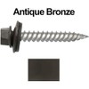 Stainless Steel Metal Roofing Screw: Antique Bronze (250) 12 x