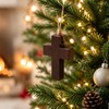 120PCS Small Wooden Cross, 6 Colors Mini Wooden Crosses for